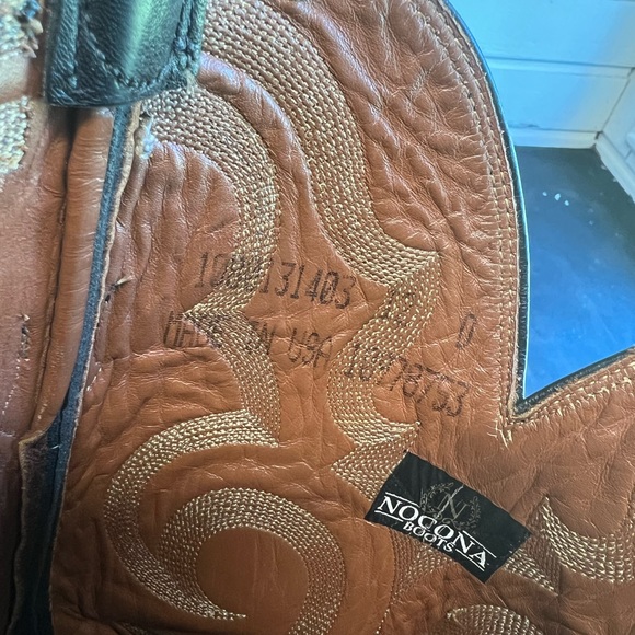 Nocona 12D ostrich leg western boots, black - Picture 14 of 14